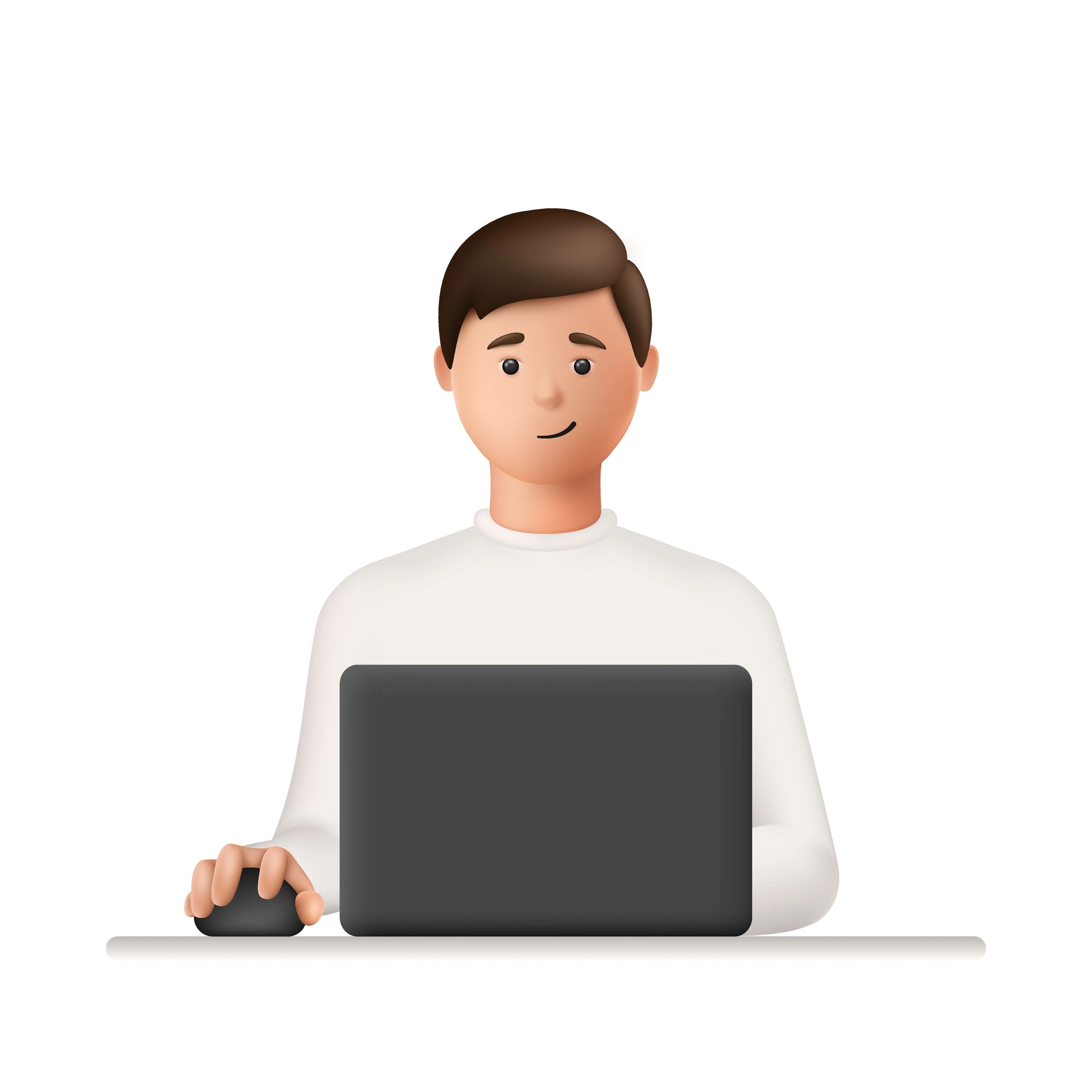 Generic vector portrait representing a service engineer at work